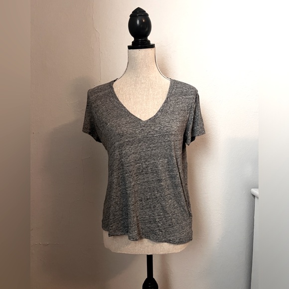 Madewell Slub V-Neck Tee Size Medium - Picture 1 of 10